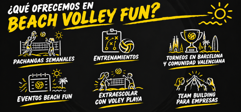 beach volley fun club de voleibol barcelona alcossebre valencia