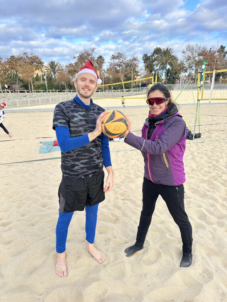 torneo navidad pareja mixto beach volley fun