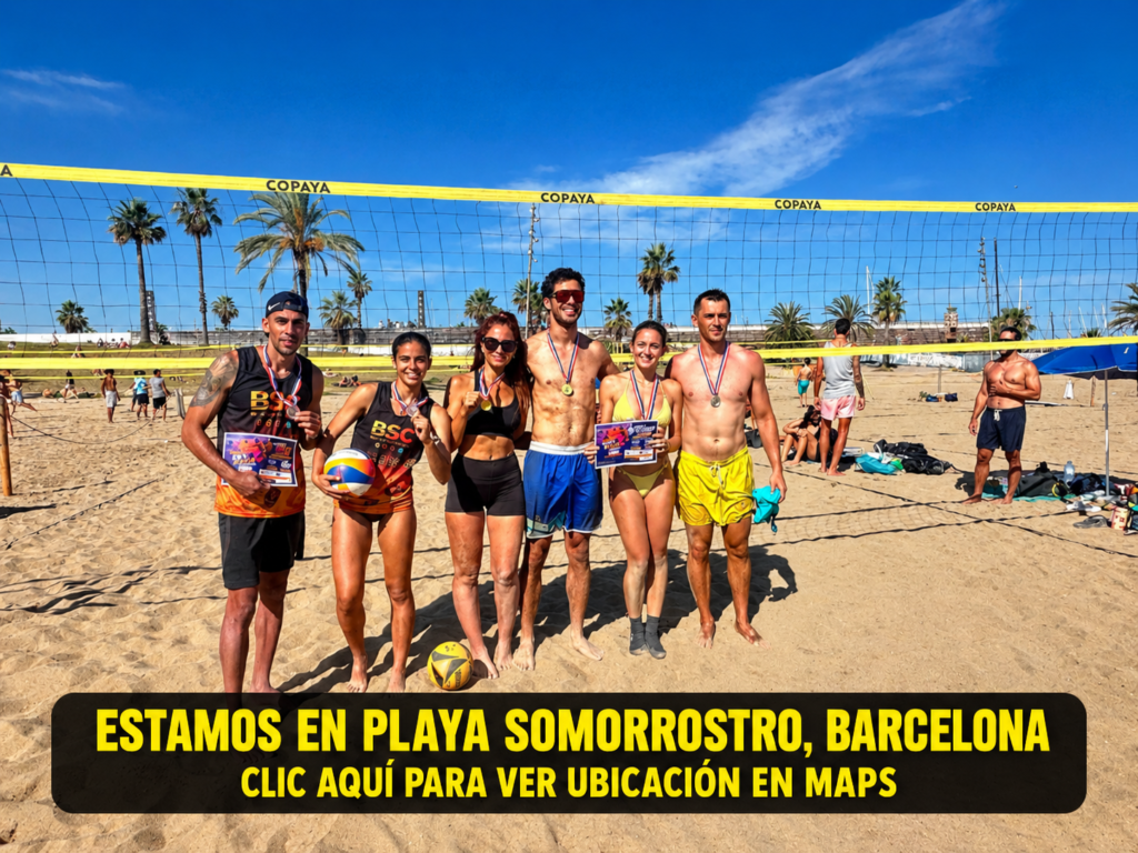 ubicaciÓn beach volley fun clube de voleibol en barcelona
